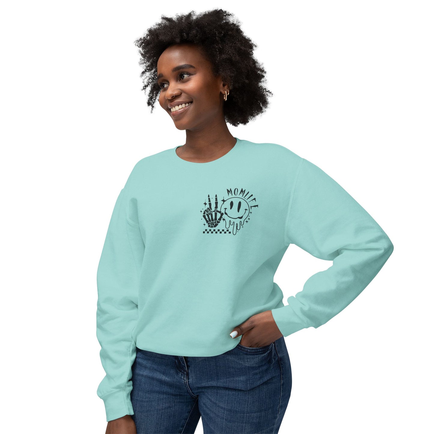 TMLC Ain't No Life Like MomLife Crewneck Sweatshirt