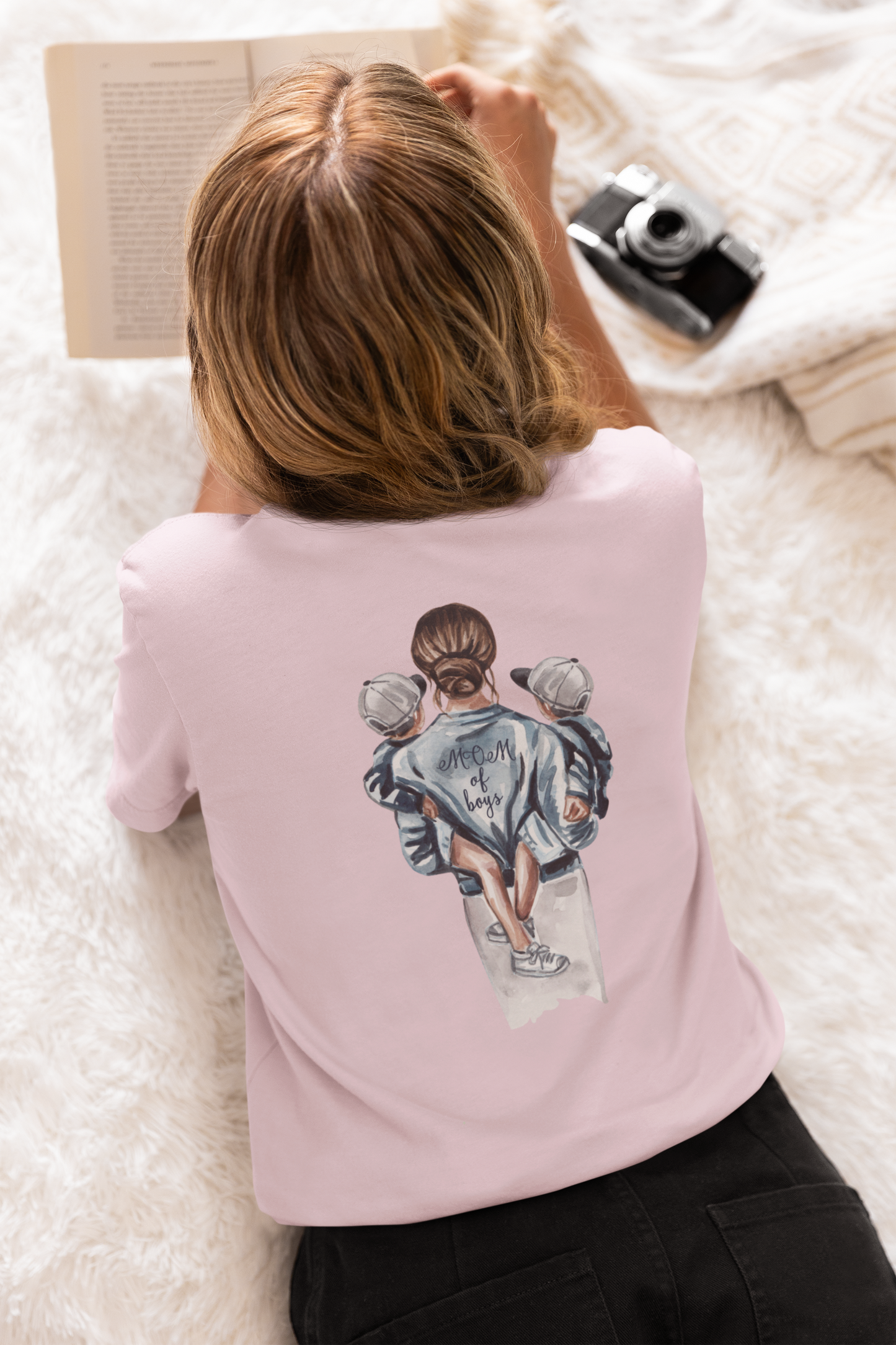 Boy Mom Power Tee – The Mom Life Collective Oversized Shirt