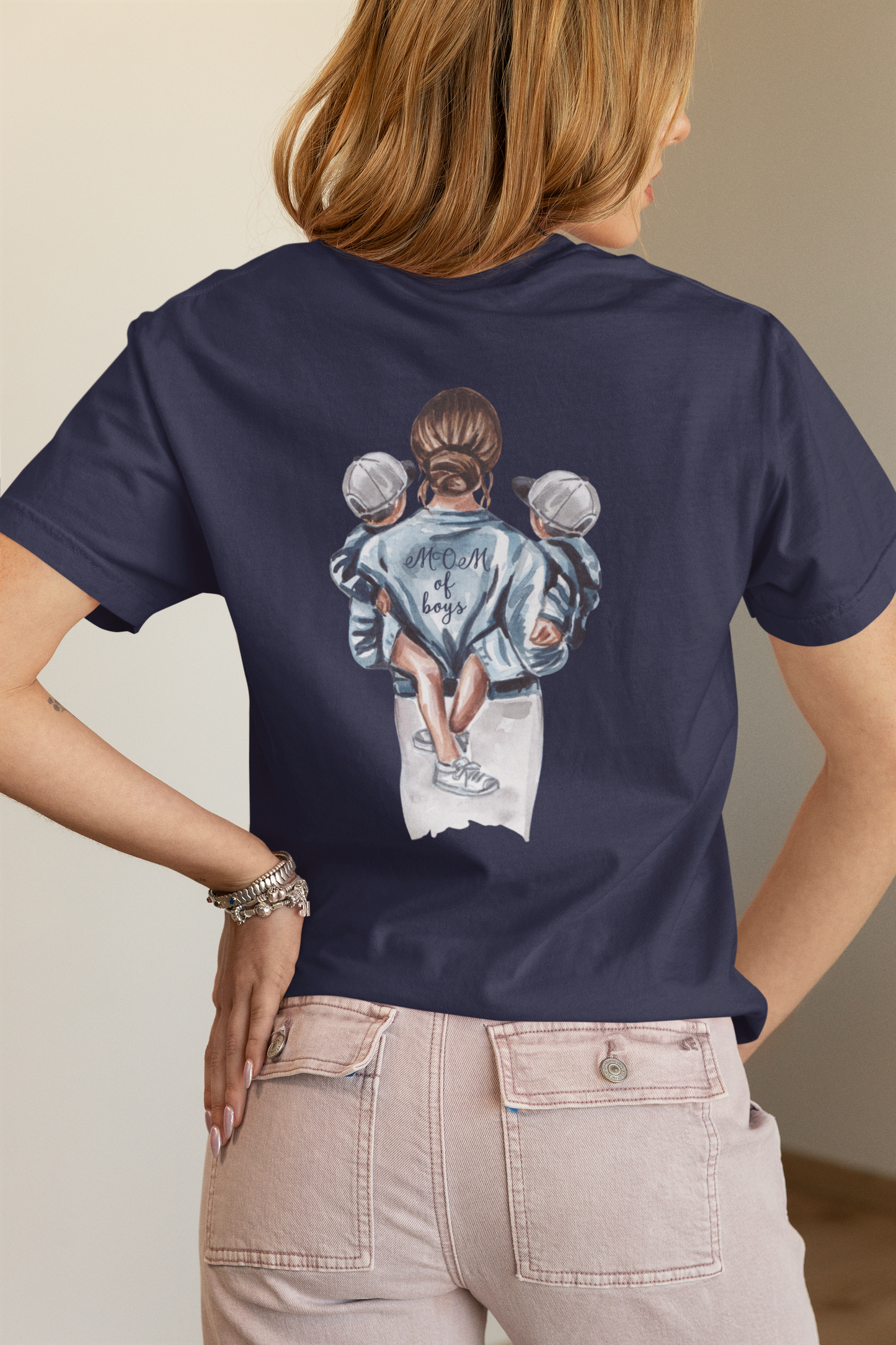 Boy Mom Power Tee – The Mom Life Collective Oversized Shirt