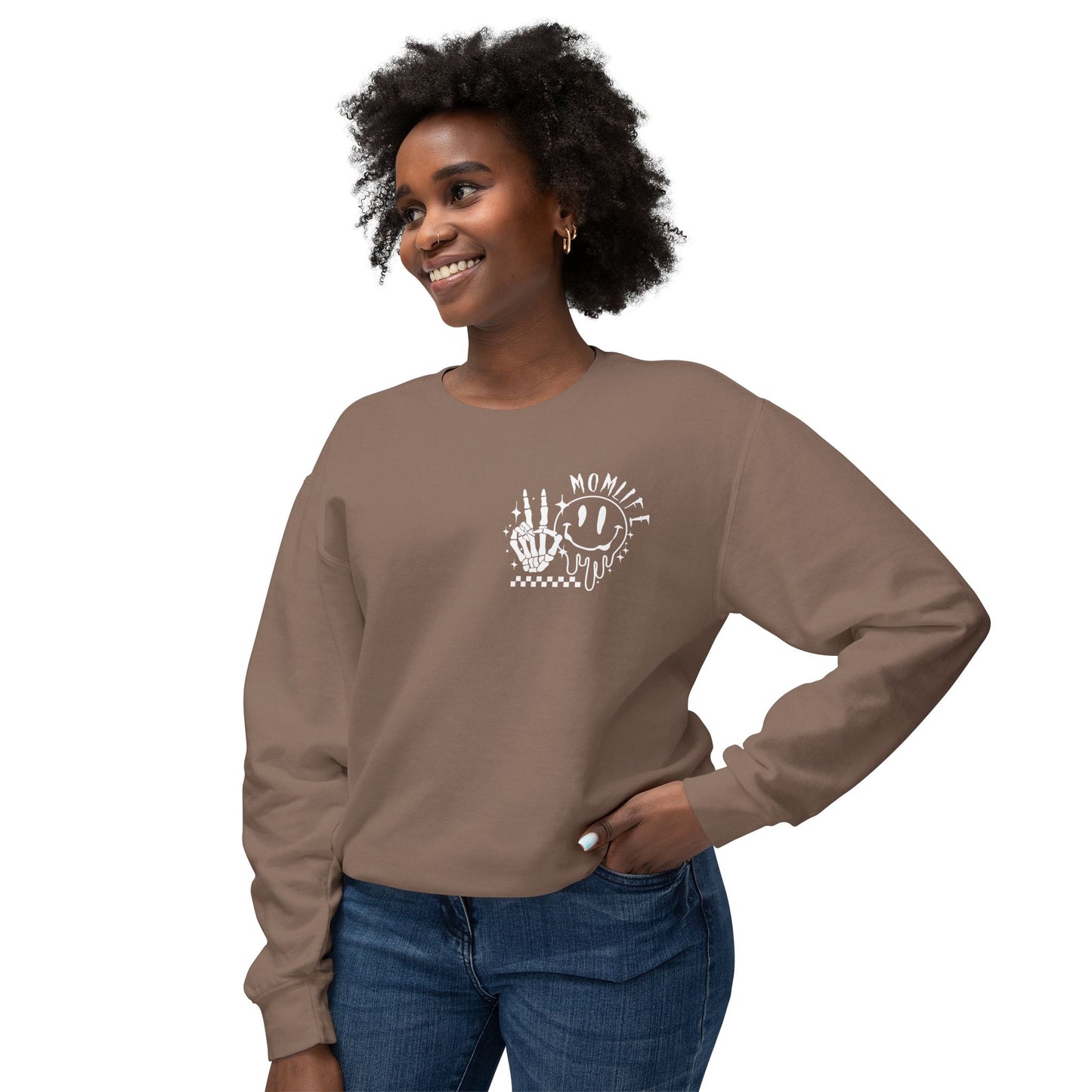 TMLC Ain't No Life Like MomLife Crewneck Sweatshirt