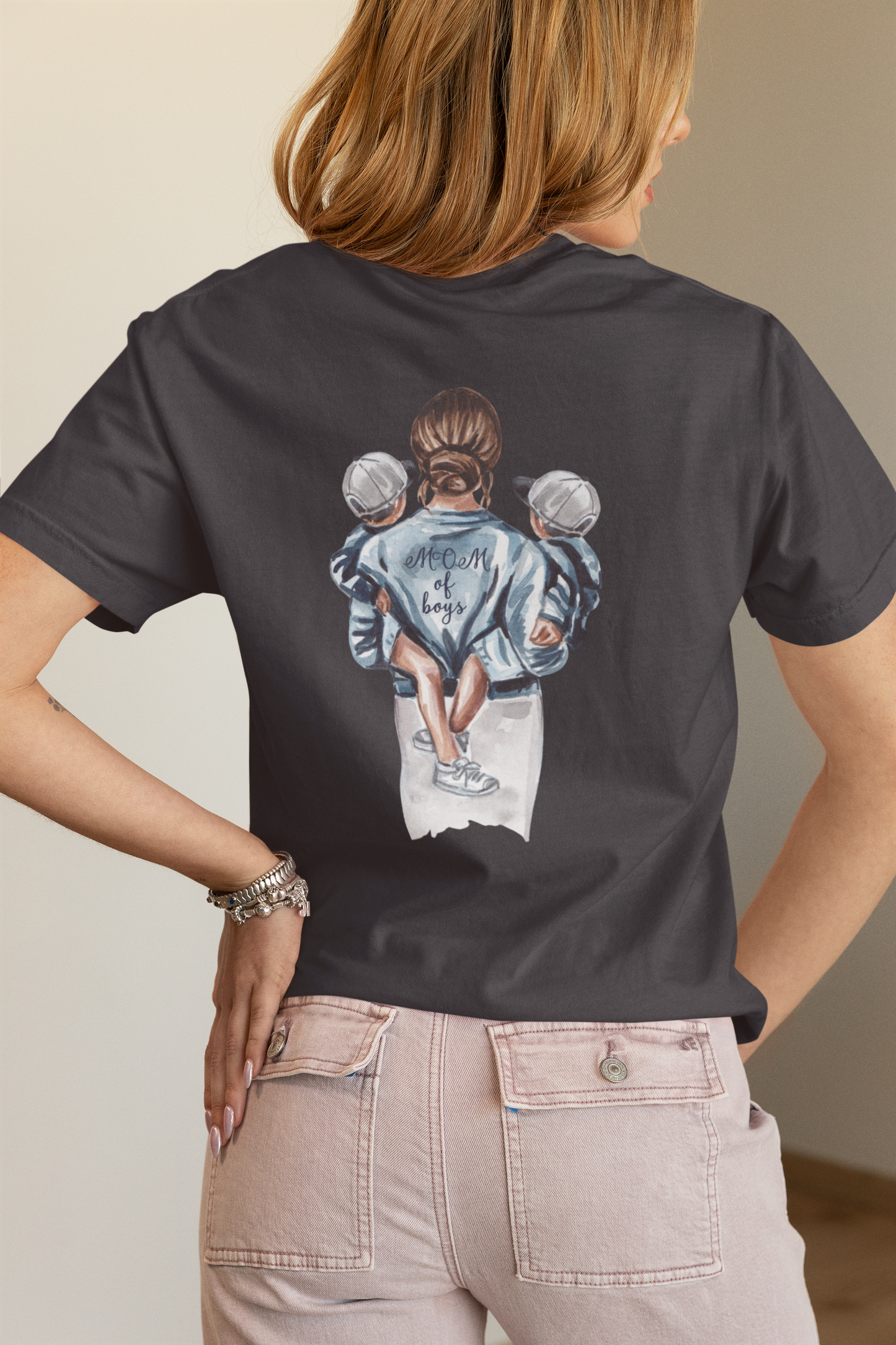 Boy Mom Power Tee – The Mom Life Collective Oversized Shirt